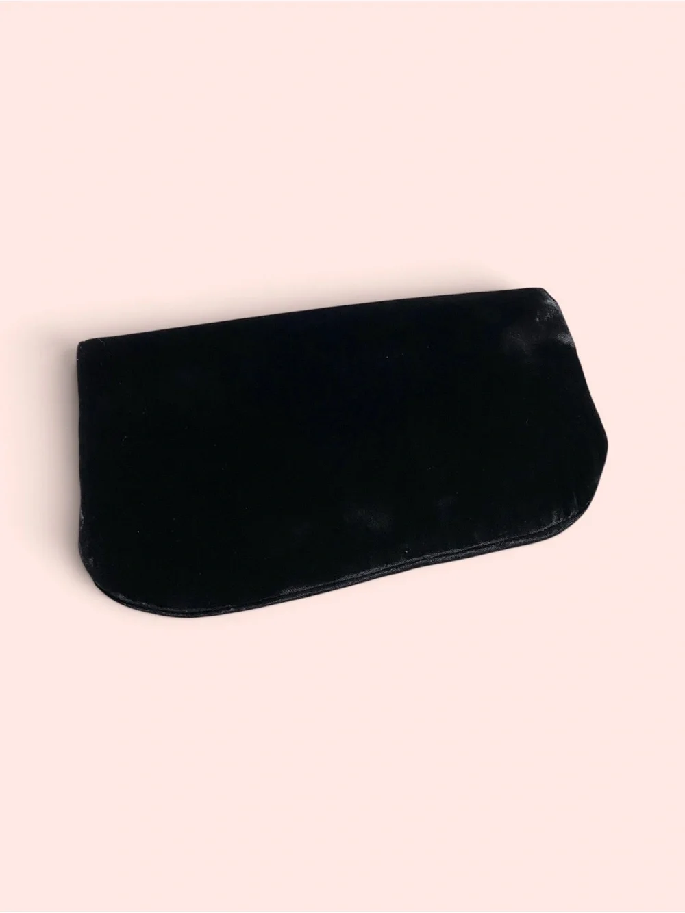 Vintage Black Velvet Clutch